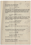 Moe Howard's 30pp. Script Dated April 1937 for The Three Stooges Film ''Playing the Ponies'' -- With Numerous Annotations in Moe's Hand -- Bound by Staples, Very Good Condition